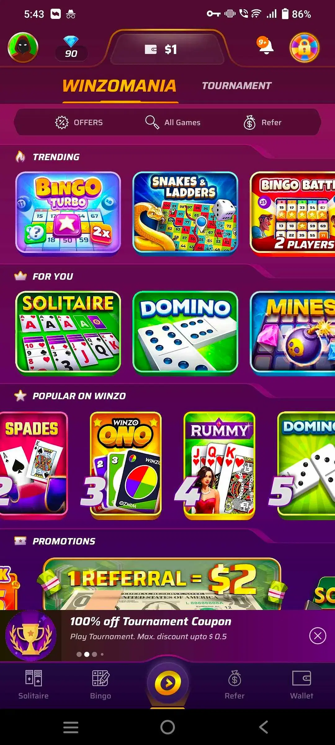 winzo bingo turbo